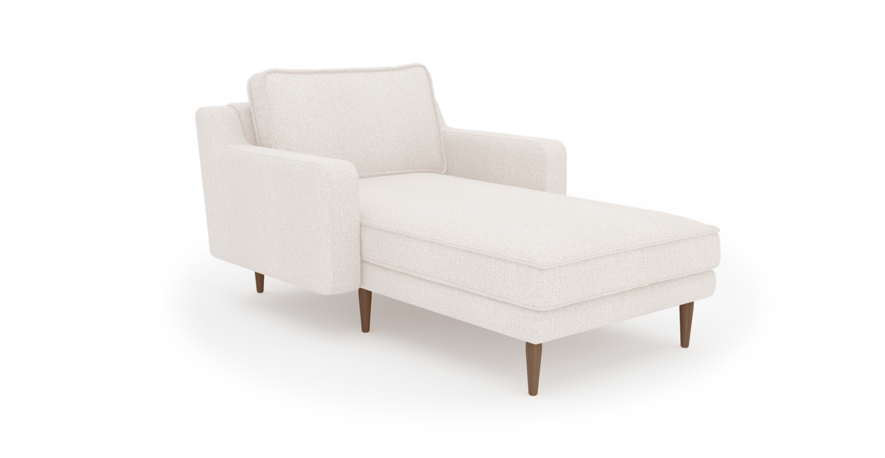 Klem Slim Recamiere Holzbein - Bouclé