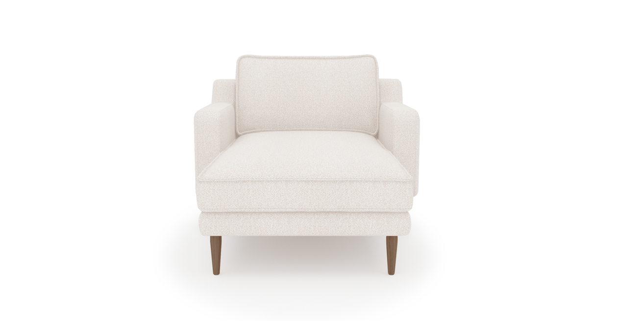 Klem Slim Recamiere Holzbein - Bouclé