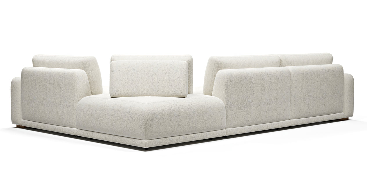 Carle 339 x 234 Sektional Doppelarm - Naturgewebe