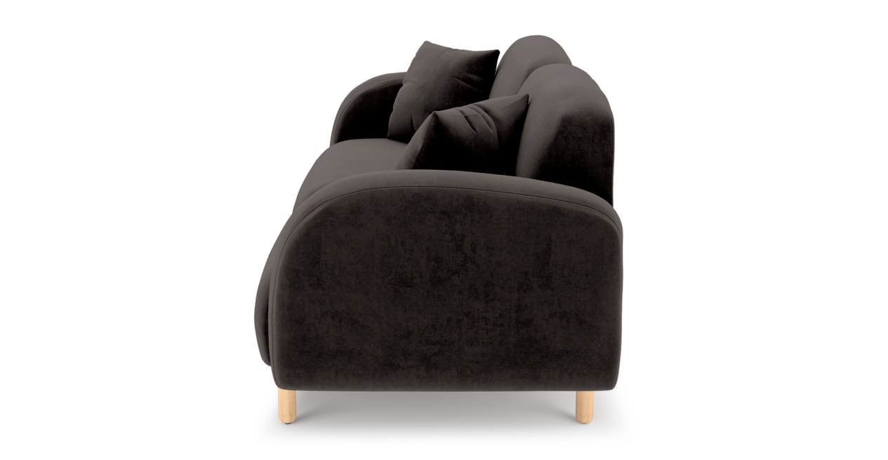 Brood 2-Sitzer Sofa Holzbein - Samt