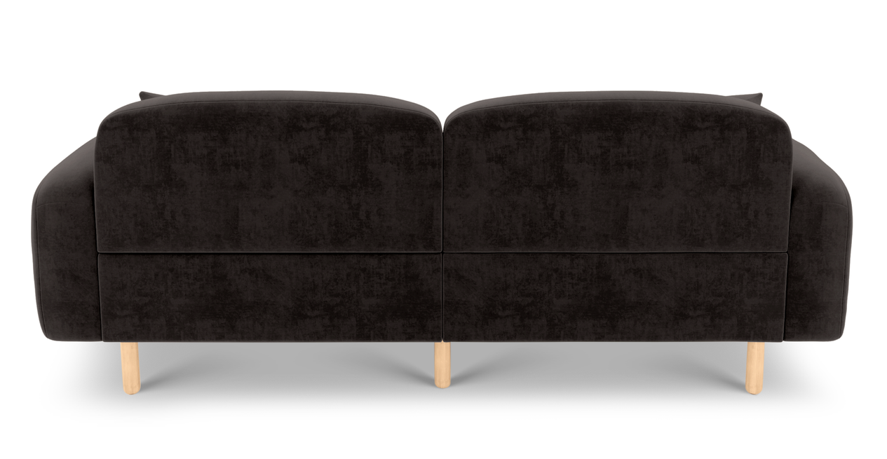 Brood 3-Sitzer Sofa Holzbein - Samt