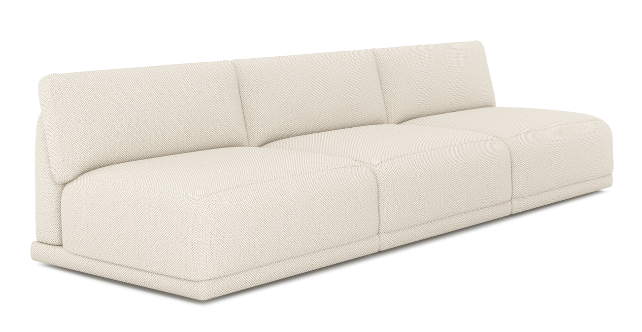 Carle Mega Sofa Ohne Armlehne - Naturgewebe