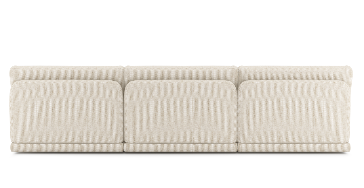 Carle Mega Sofa Ohne Armlehne - Naturgewebe