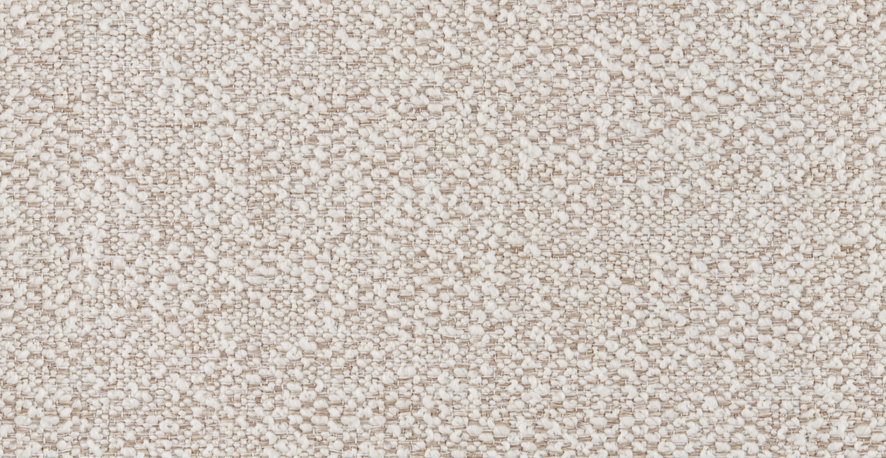 Carle 3-Sitzer Ohne Arm und Hocker - Bouclé