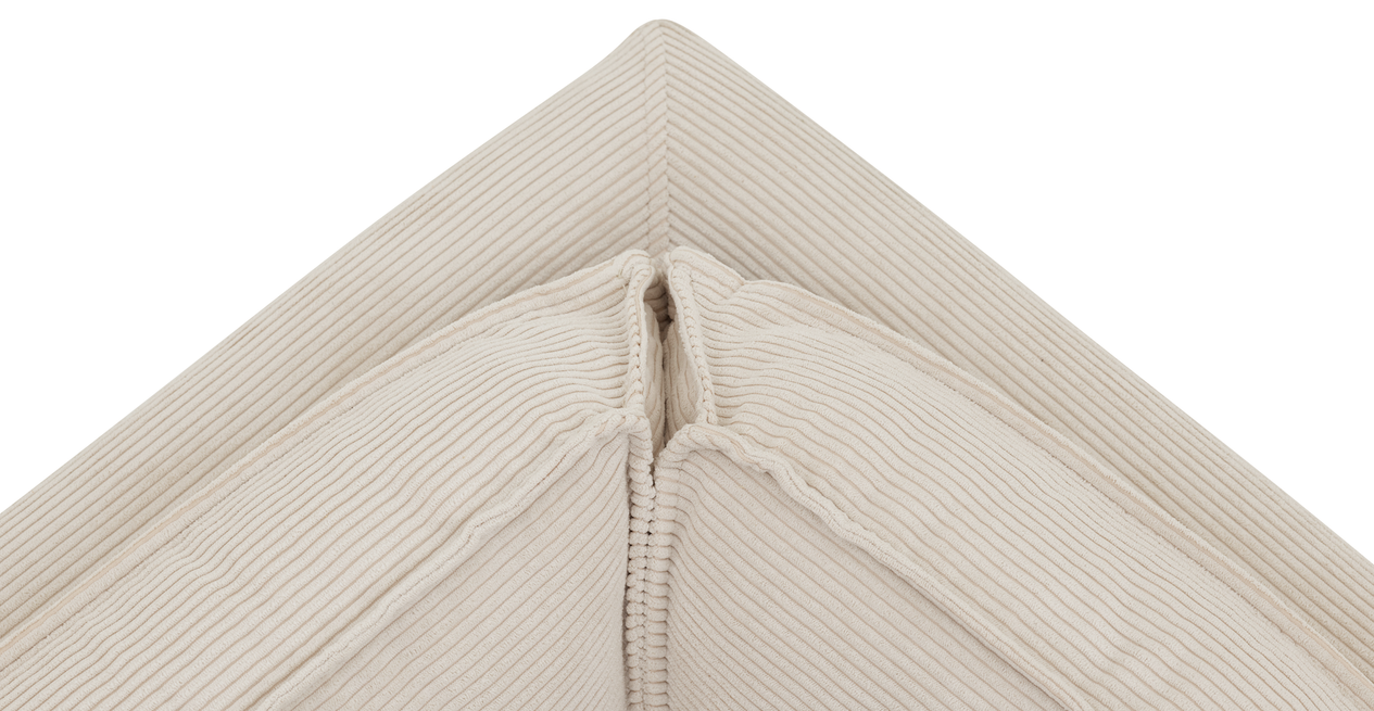 Klem Slim 231 x 231 Sektional Holzbein - Cord Velours