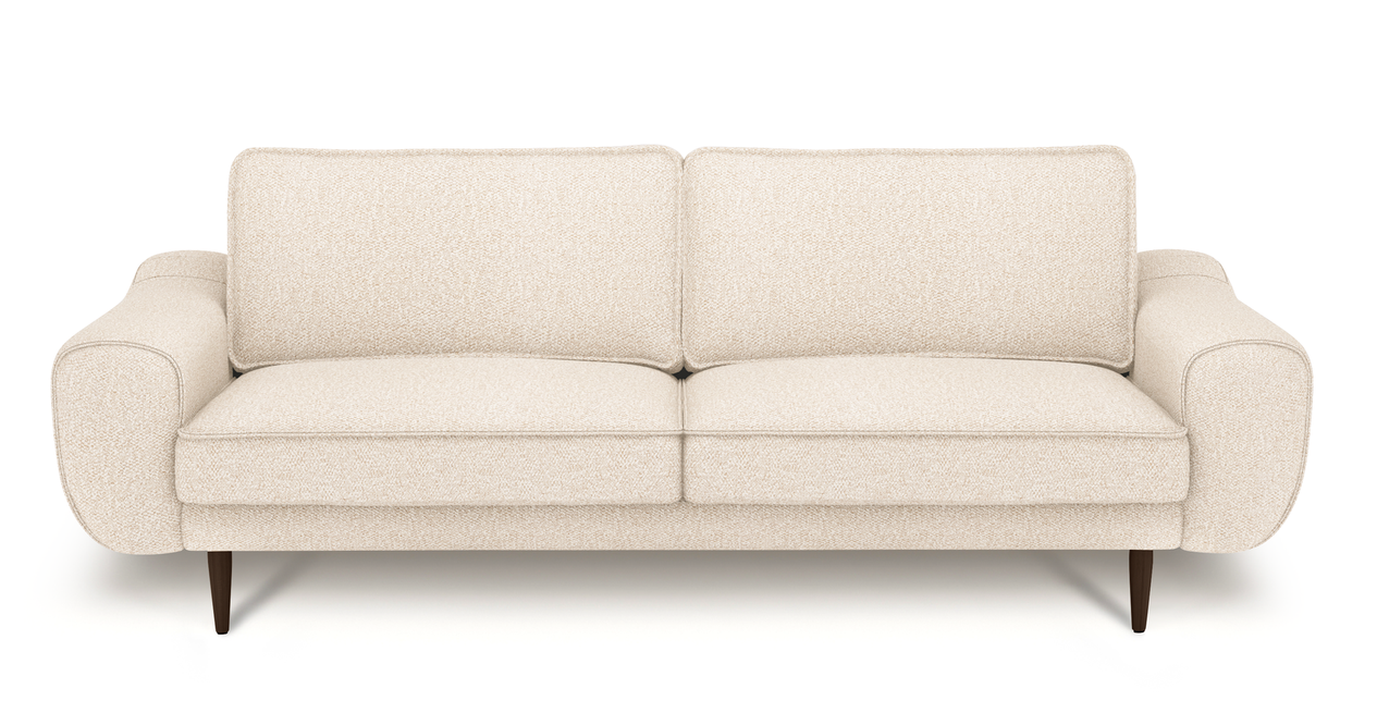 Klem 3-Sitzer Sofa Holzbein - Bouclé