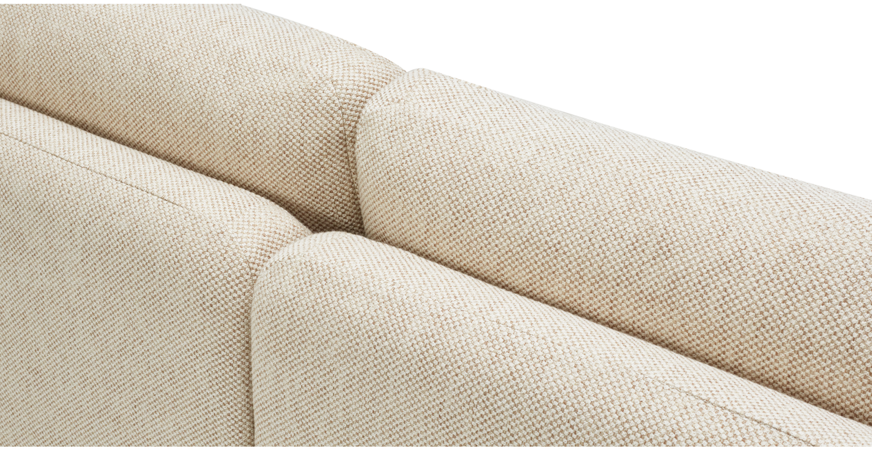 Carle Mega Sofa Ohne Armlehne - Naturgewebe