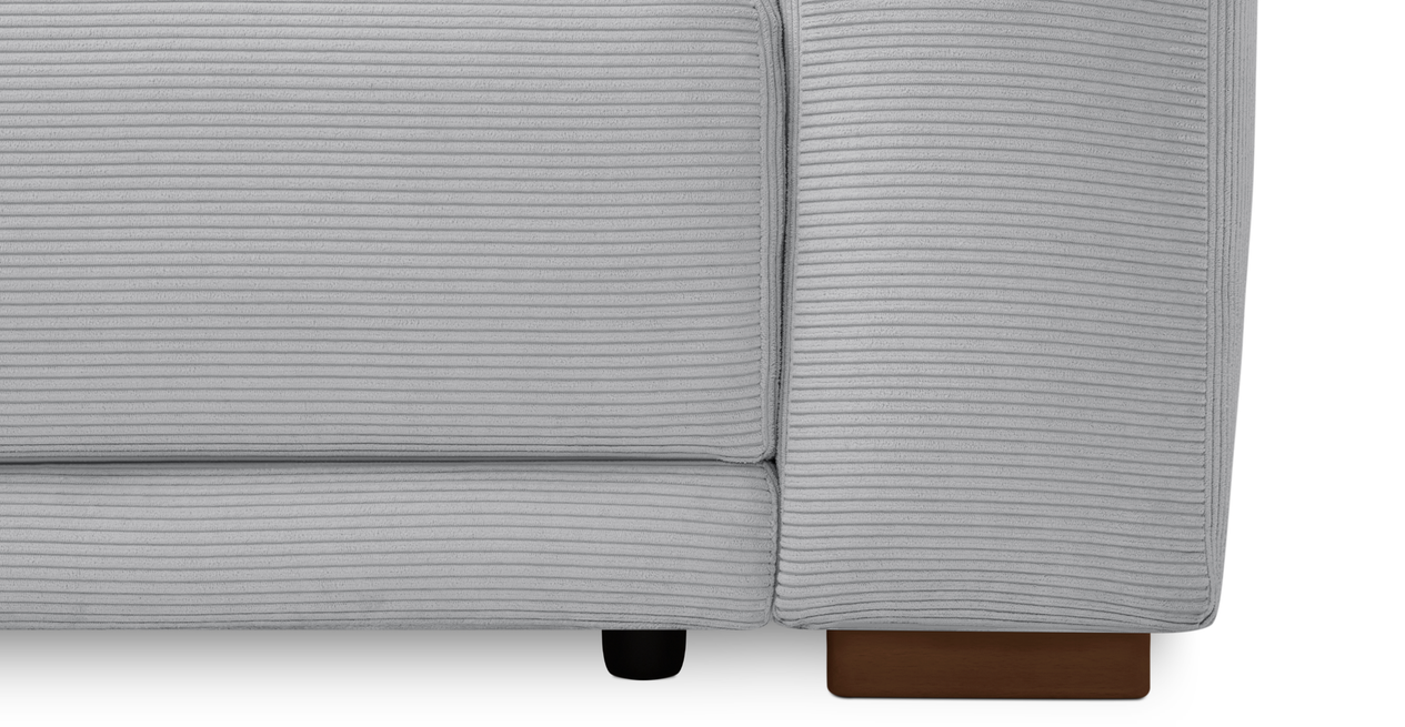 Carle 3-Sitzer mit Rechter Armlehne - Cord Velours