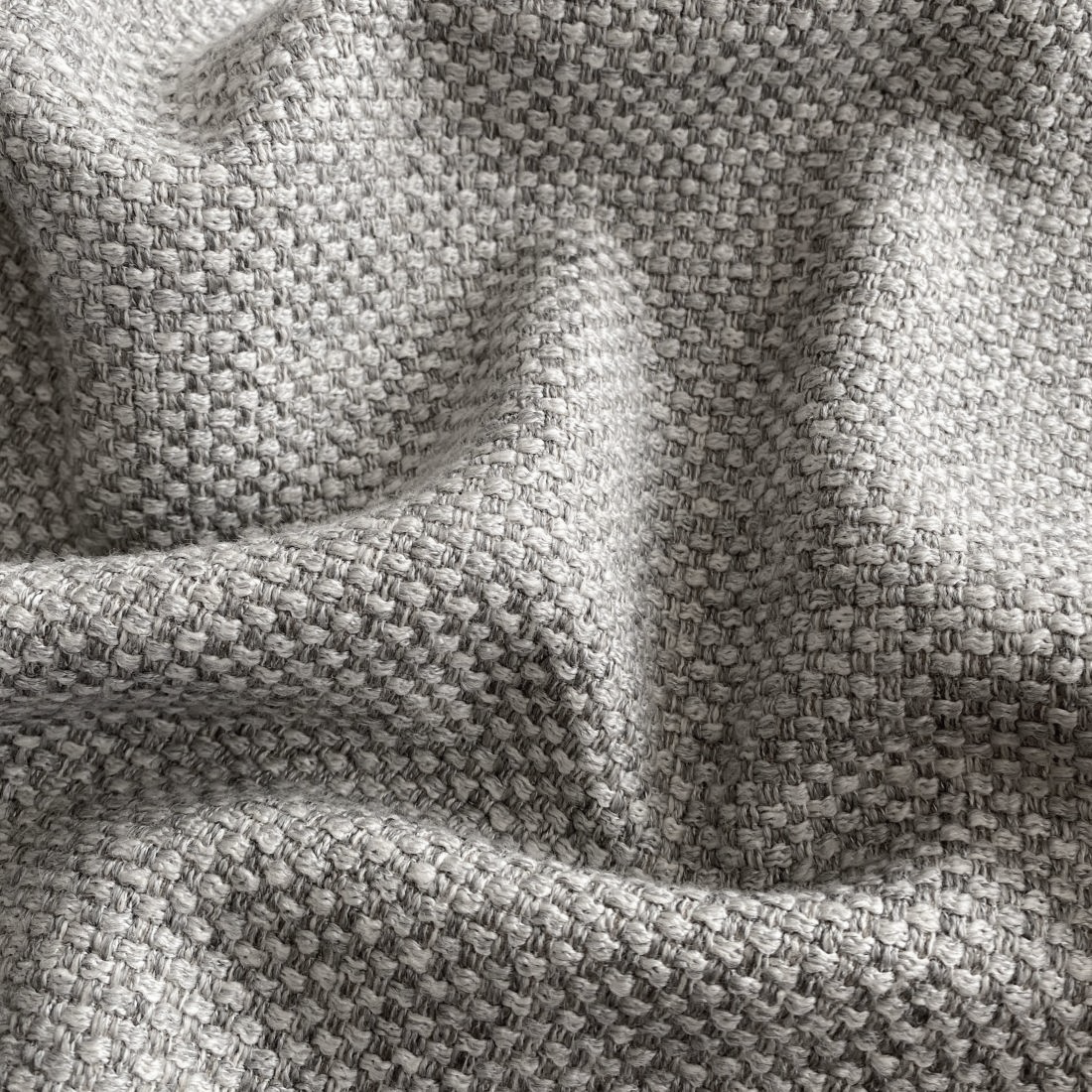Stoff: Naturgewebe - Farbe: Marmorgrau