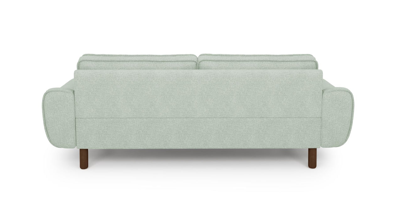 Klem 3-Sitzer Sofa Zylindrisch Holzbein - Gewebe