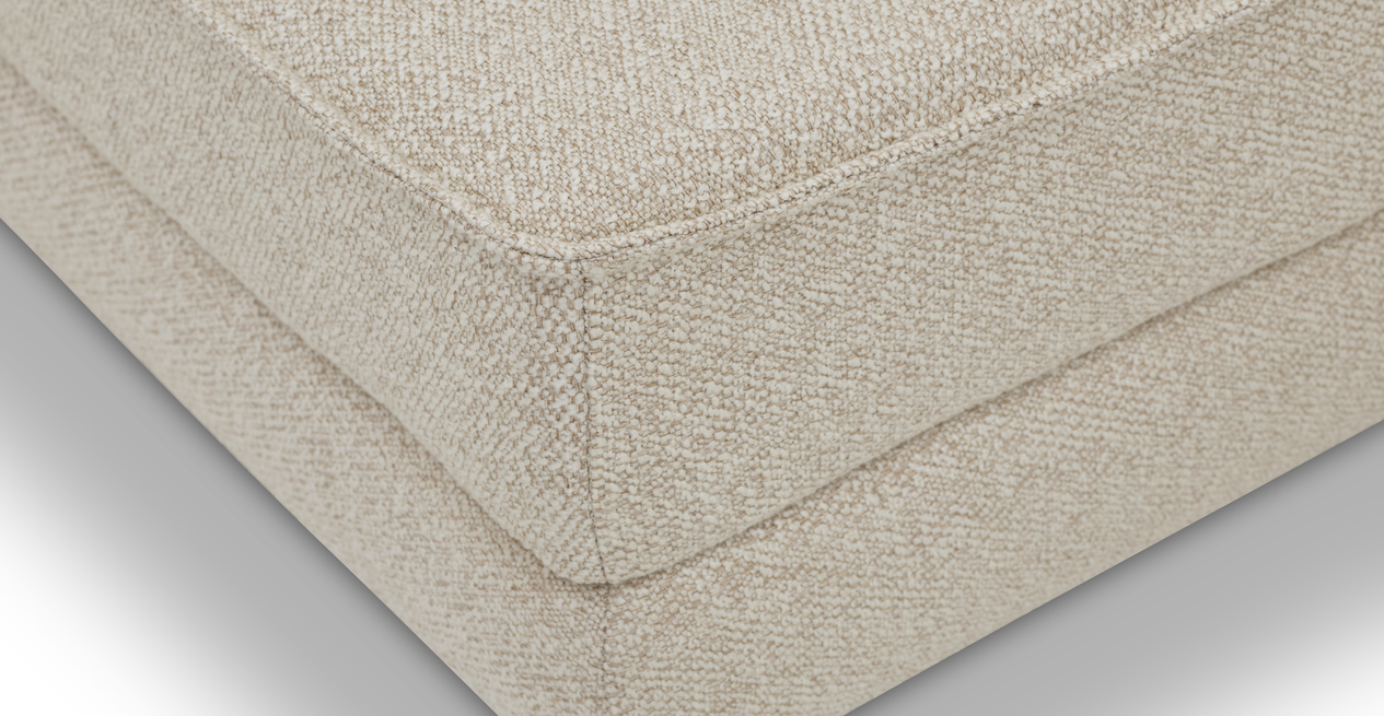 Klem Slim 266 x 171 Sektional Holzbein - Bouclé