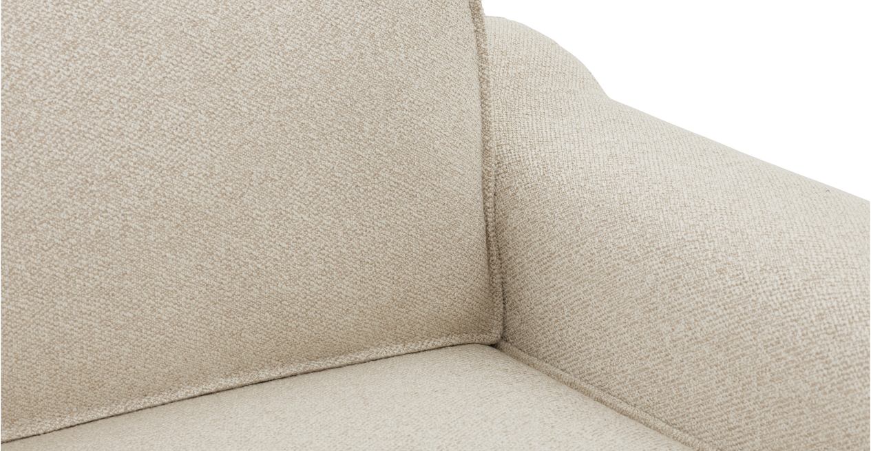 Klem 3-Sitzer Sofa Holzbein - Bouclé