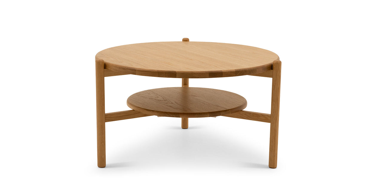 Norac Massiver Eichen Dreier-Set Couchtisch