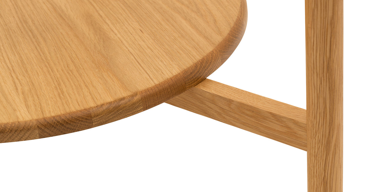 Norac Massiver Eichen Dreier-Set Couchtisch