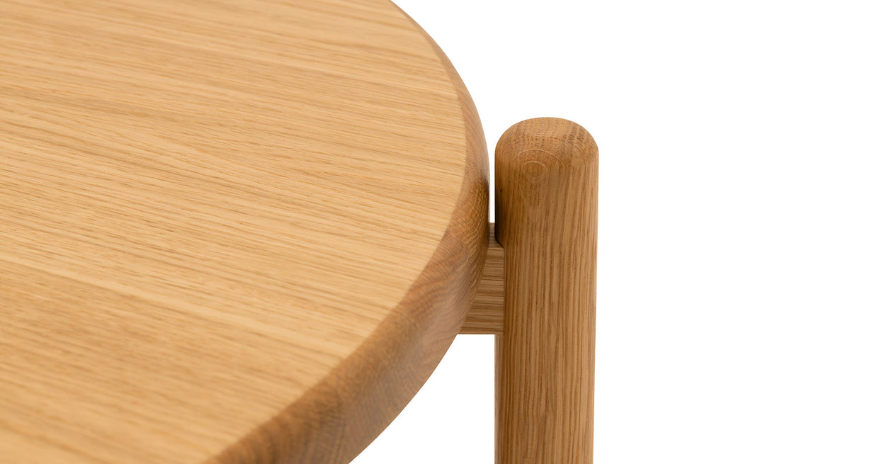 Norac Massiver Eichen Dreier-Set Couchtisch
