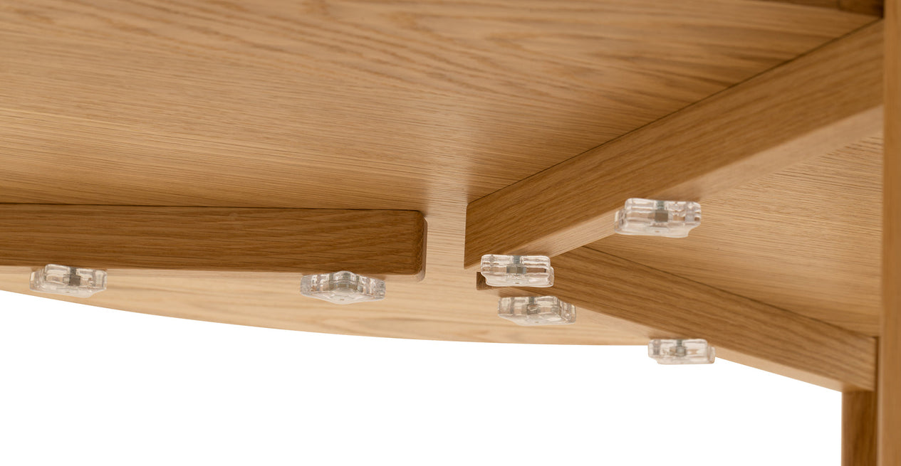 Norac Massiver Eichen Dreier-Set Couchtisch