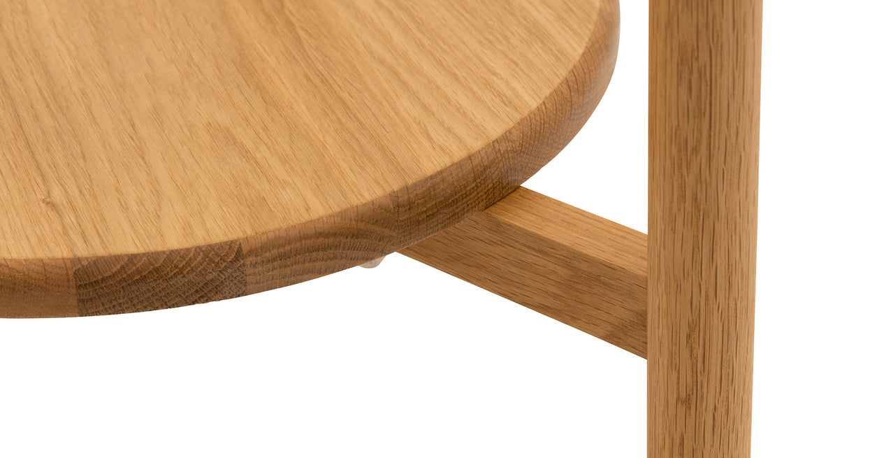 Norac Massiver Eichen Dreier-Set Couchtisch
