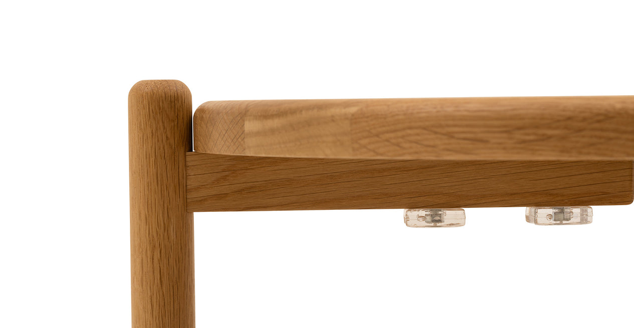 Norac Massiver Eichen Dreier-Set Couchtisch