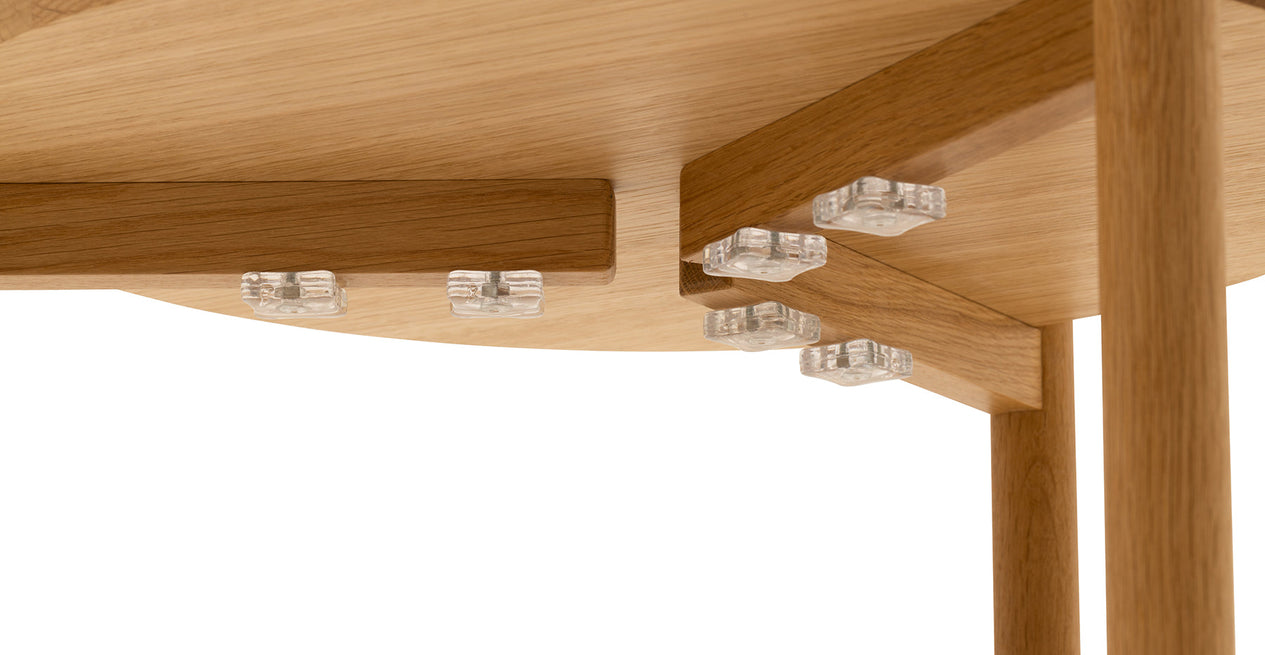 Norac Massiver Eichen Dreier-Set Couchtisch