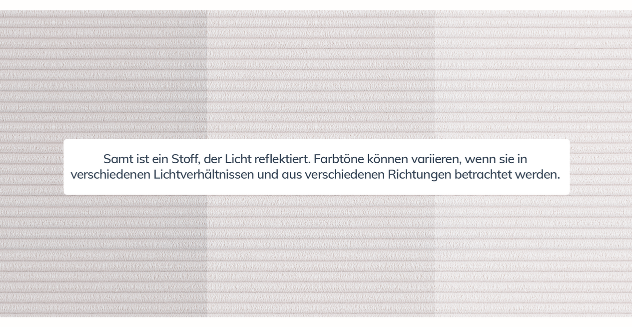 Klem Slim 292 x 171 Sektional Zylindrisch Holzbein - Cord Velours