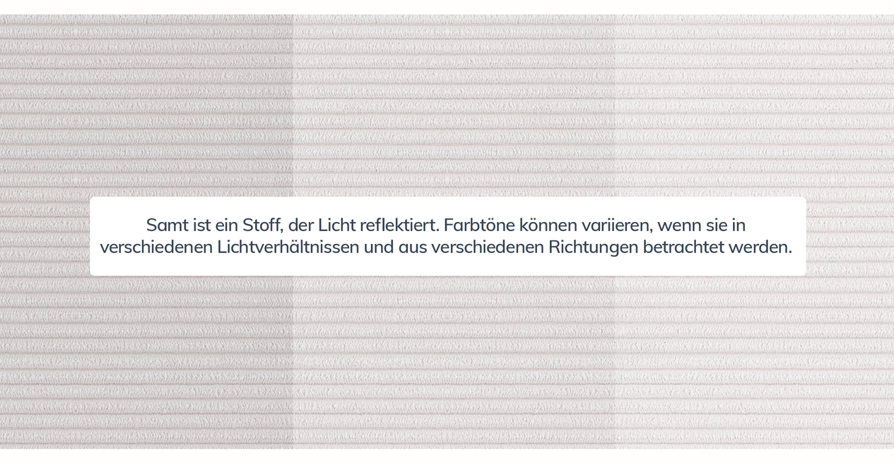 Klem Bank Zylindrisch Holzbein - Cord Velours