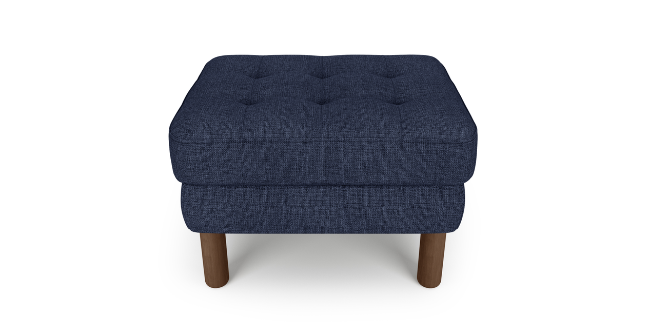 Modsy Hocker Klein Zylindrisch Holzbein - Gewebe